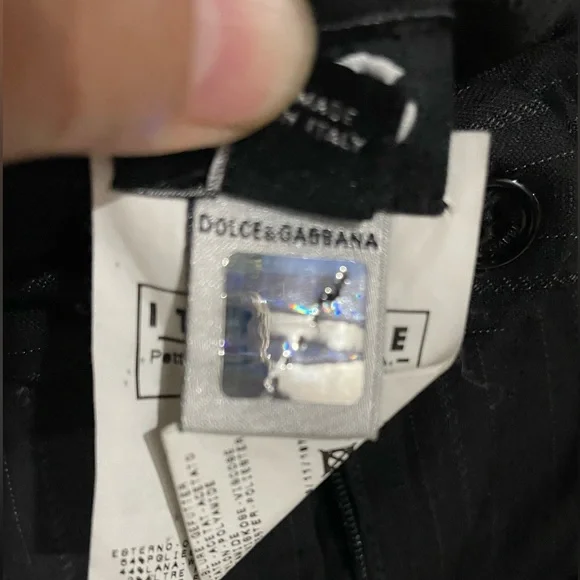 Authentic Dolce & Gabbana boot cut formal pant. Size waist 26. Used mildly. - Picture 6 of 11